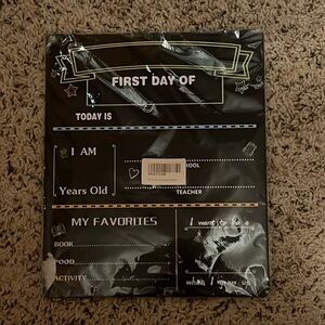 3/$10 New “First Day/Last Day of” Chalkboard 9.75” x 11.75”
